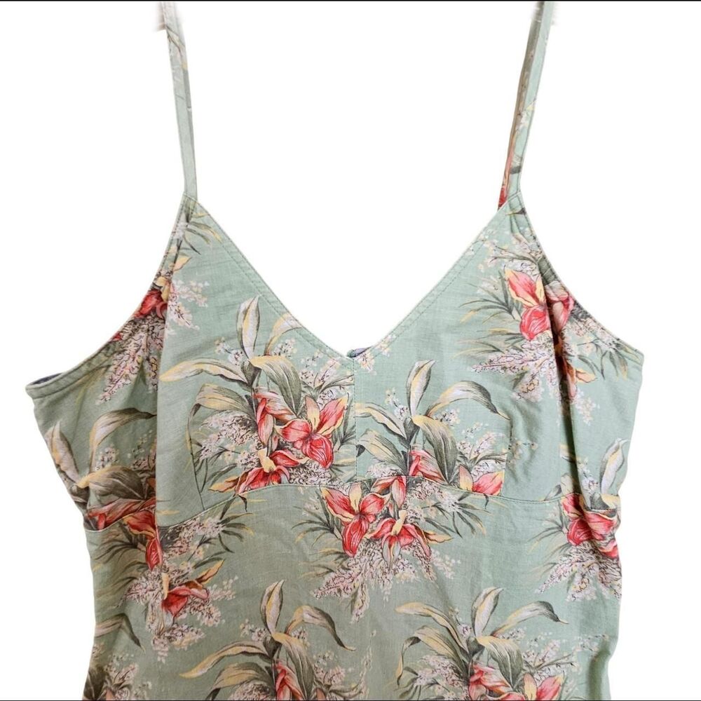 90s coconut girl boho floral tropical mini dress Tommy Hilfiger - Picture 3 of 4